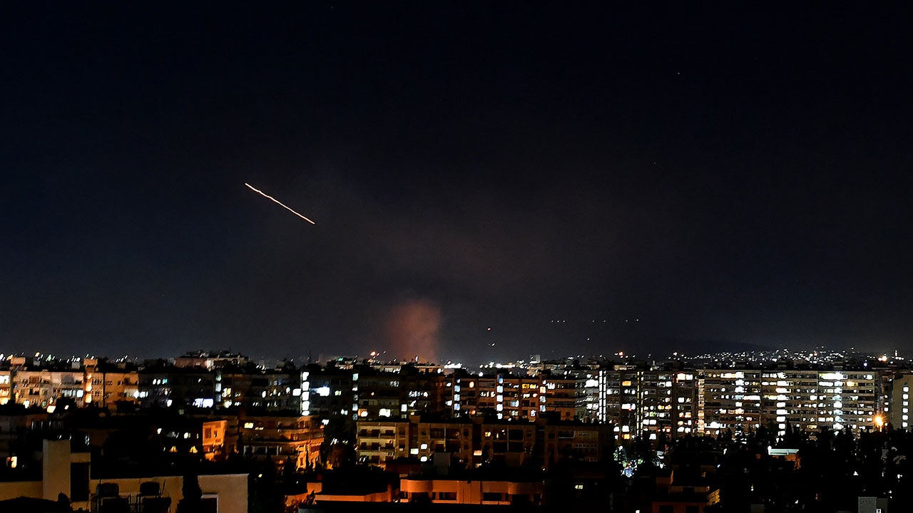 Израильские истребители выпустили восемь крылатых ракет по Дамаску ночью 27 октября