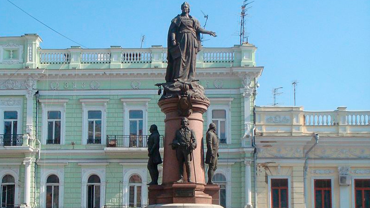 Памятник екатерине 2 в одессе фото