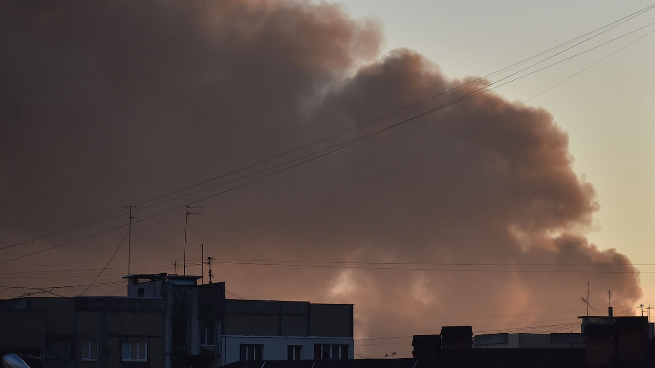 В Днепропетровской, Харьковской и Полтавской областях Украины звучит воздушная тревога