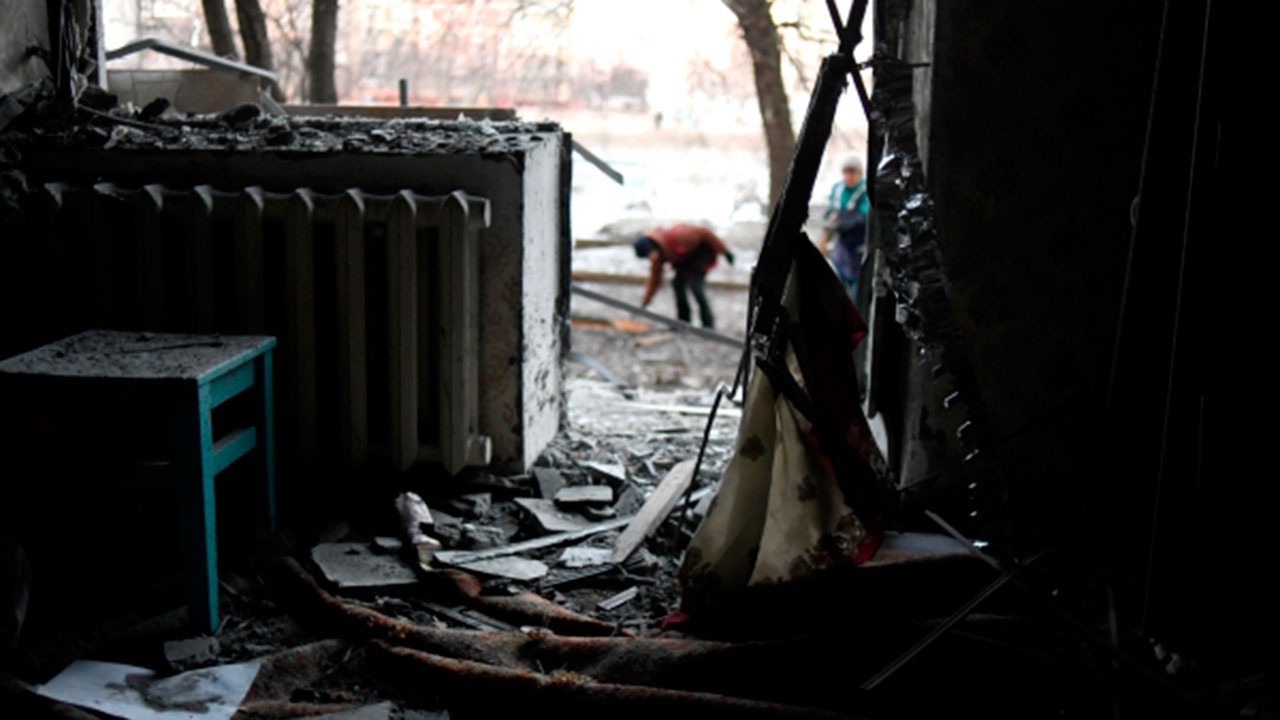 Украинские националисты обстреляли общежитие в Горловке