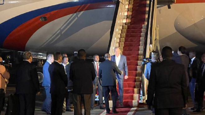 Лавров прибыл в Судан с официальным визитом