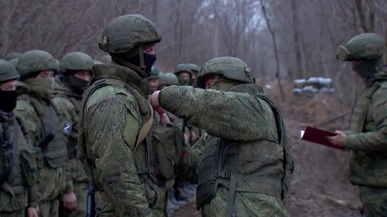 Армия. Награждение военнослужащих. Специальная Военная операция. Бойцы специальной военной операции.