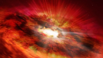 Британские астрономы обнаружили одну из крупнейших черных дыр