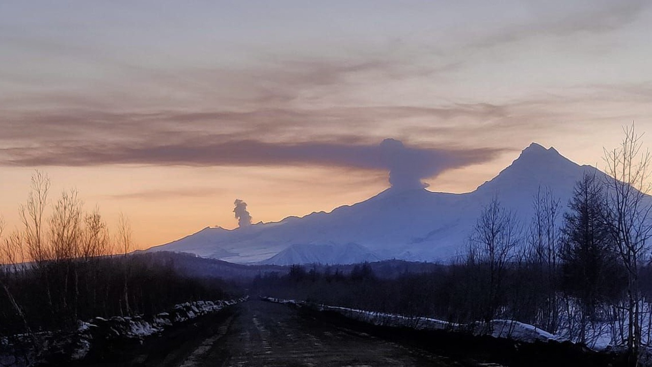 У вулкана Шивелуч на Камчатке произошло землетрясение