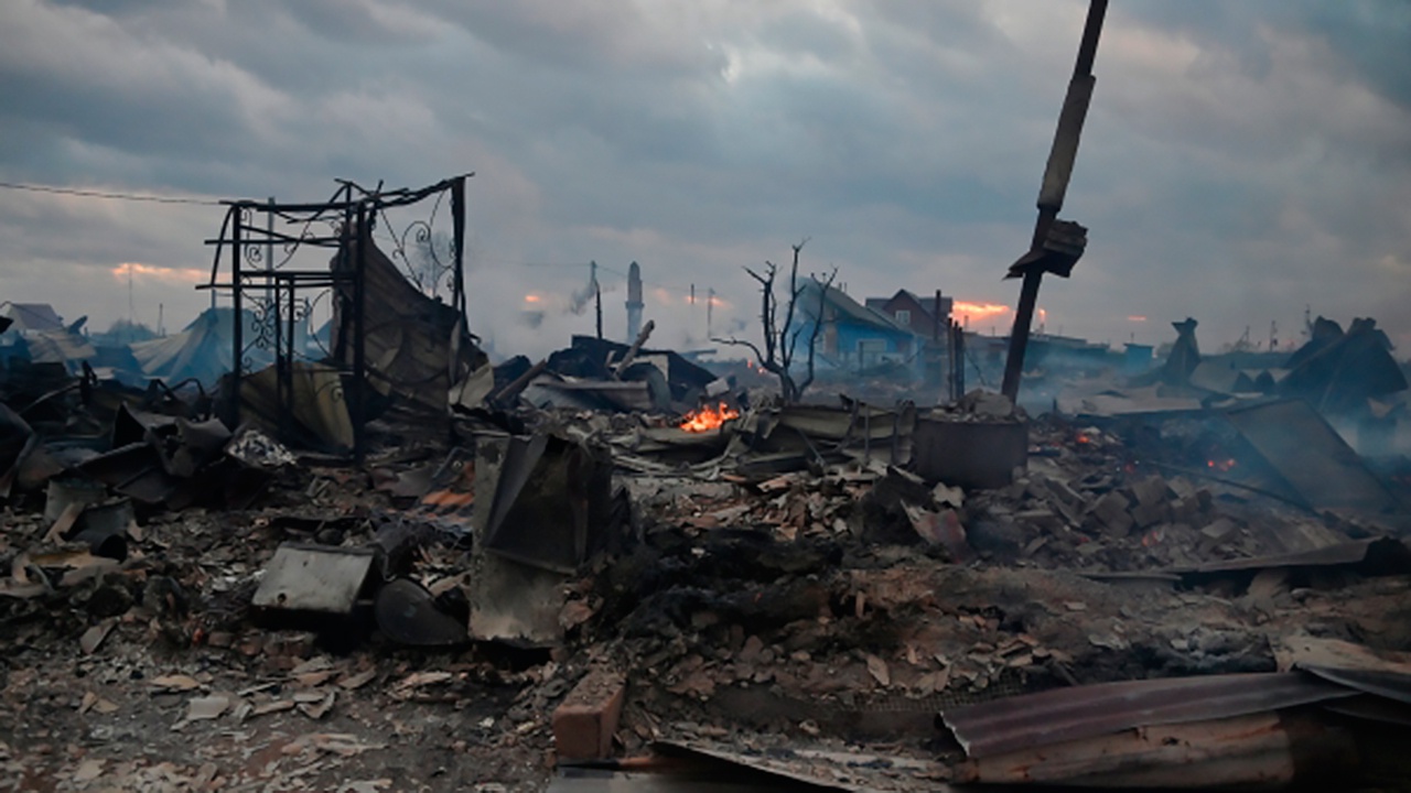 В Омской области отменили введенный из-за ландшафтных пожаров режим ЧС