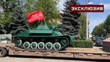 Танк Т-70 эпохи Великой Отечественной прибыл из Мелитополя в Петербург на реставрацию