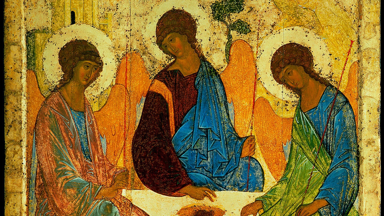 Икону «Троица»  Рублева привезли в храм Христа Спасителя в Москве