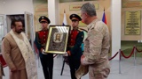 Замминистра обороны Иванов передал икону «Спас Нерукотворный» группировке ВС РФ в Сирии 
