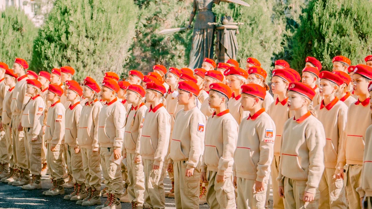 Более 80 учащихся школы МО РФ в Таджикистане вступили в ряды «Юнармии»