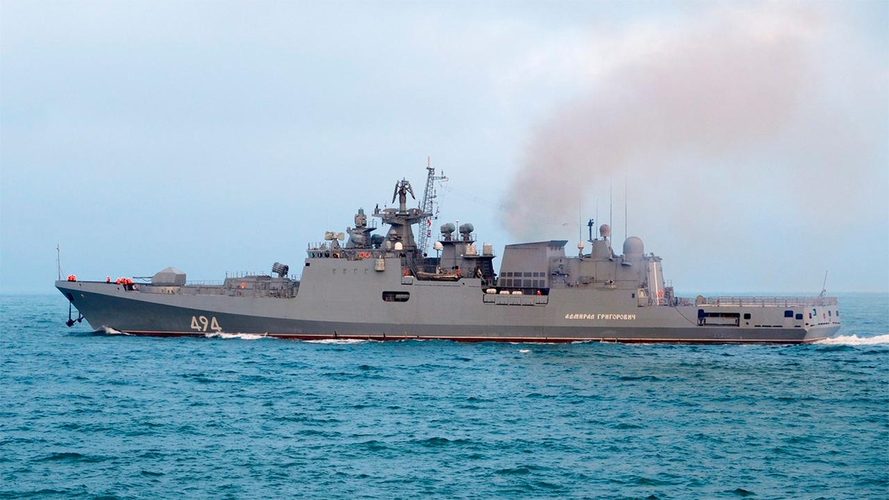 Фрегат «Адмирал Григорович» с «Калибрами» на борту прибыл в Сирию
