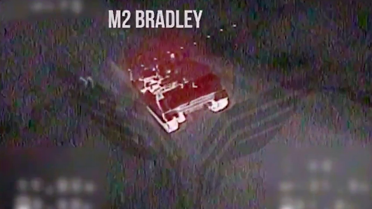 Российские дроноводы поразили Bradley в зоне спецоперации