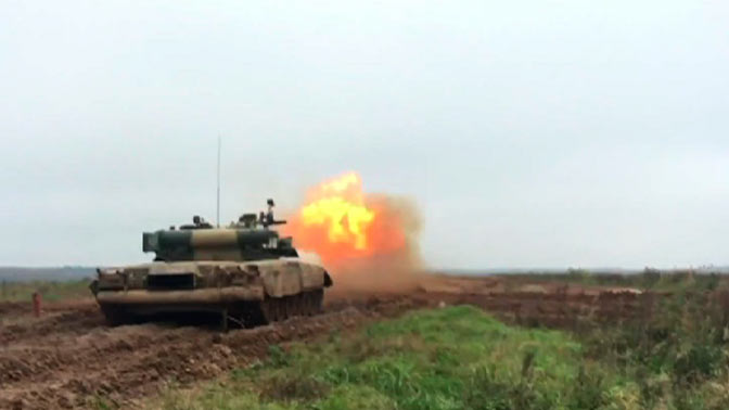 пожар в танковом