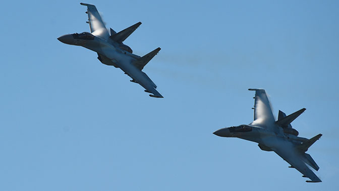Авиаполк в ЗВО получил новейшие истребители Су-35