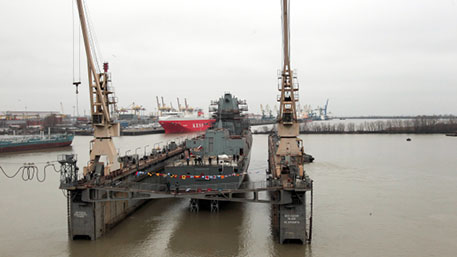 Стелс-фрегат «Адмирал флота Касатонов» получил главный ударный комплекс