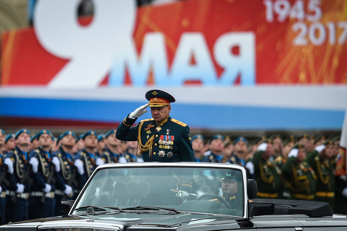 В москве прошел парад