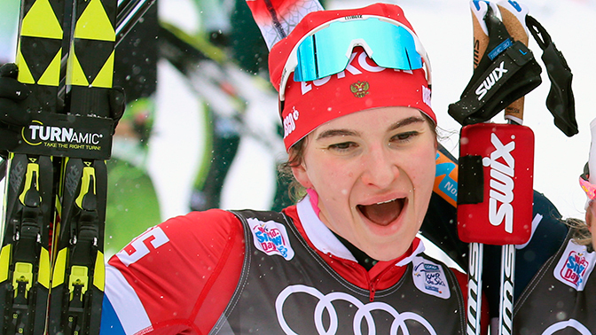 Российские лыжницы Непряева и Седова заняли второе и третье места на этапе «Тур де Ски»