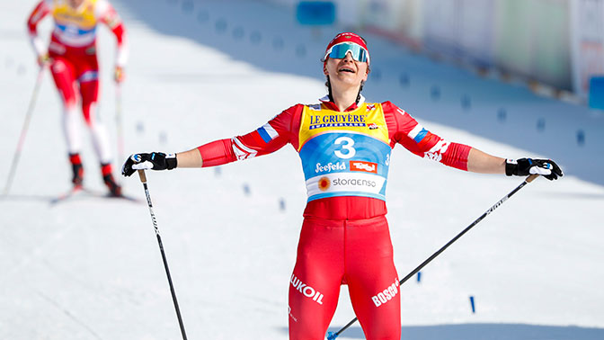 Непряева взяла бронзу в скиатлоне на ЧМ в Австрии