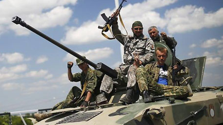 Ополченцы разбили украинских силовиков, прорвавшихся в Донецк Ополченцы разбили украинских силовиков, прорвавшихся в Донецк