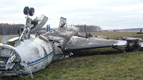 МАК опубликовал новые фото разбившегося в аэропорту Внуково самолета