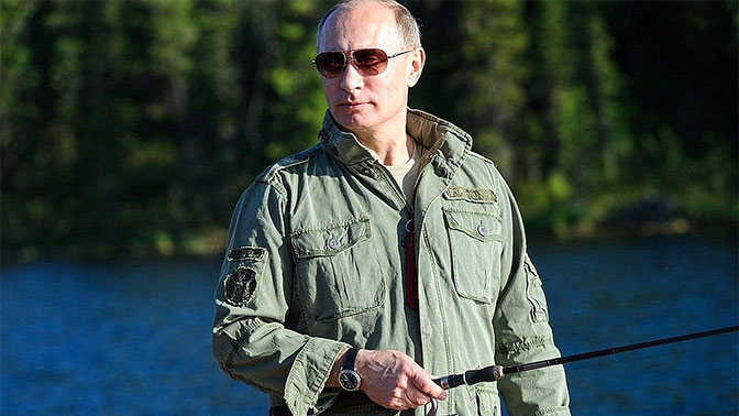 Путин и Шойгу переправлялись на плотах в Туве
