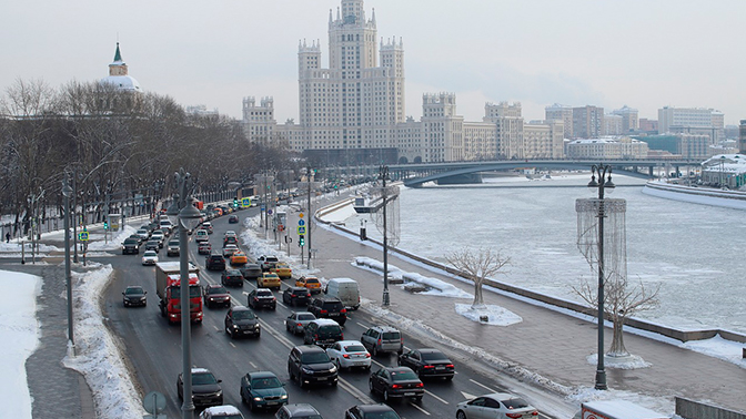 В Москве зафиксированы семибалльные пробки