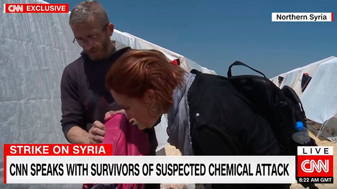 В поисках доказательств: бесстрашная журналист CNN обнюхала «жертв химатаки» в Думе