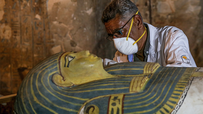 В Египте нашли древнюю гробницу с мумиями